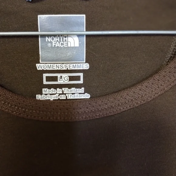 The North Face Vapor Wick Brown Women's Tee - Picture 2 of 4